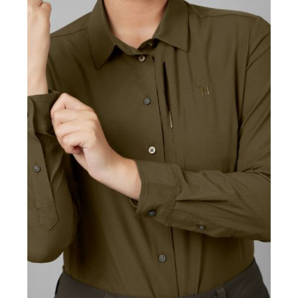 Härkila Blusa Trail, verde sauce Talla XL