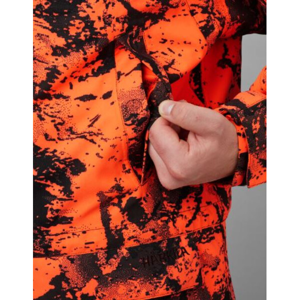 Härkila Chaqueta Wildboar Pro HWS Insulated, AXIS MSP® naranja, talla 48