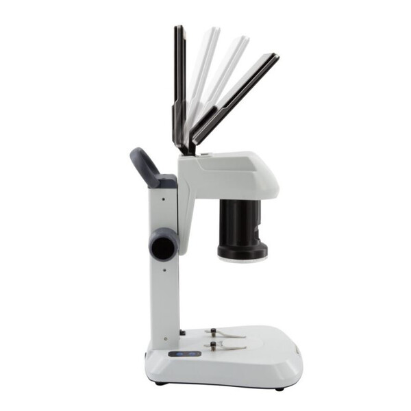 Optika , Microscopio, SFX-85V, Zoom digital, monitor de 9", 8x-54x, LED, Luz transmitida y reflejada