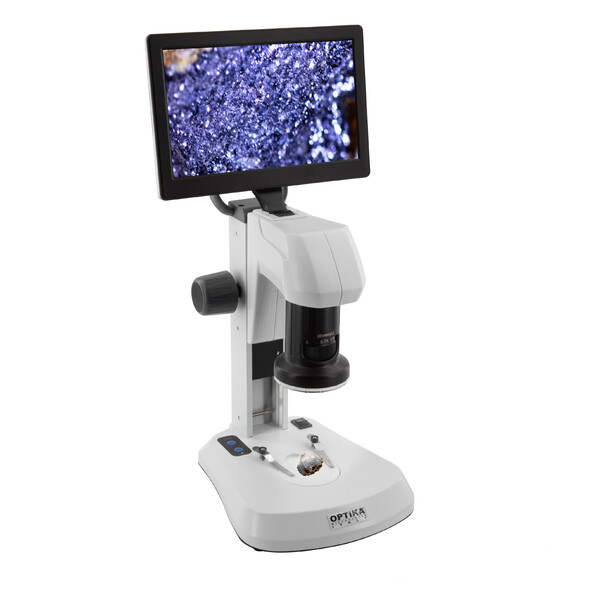 Optika , Microscopio, SFX-85V, Zoom digital, monitor de 9", 8x-54x, LED, Luz transmitida y reflejada