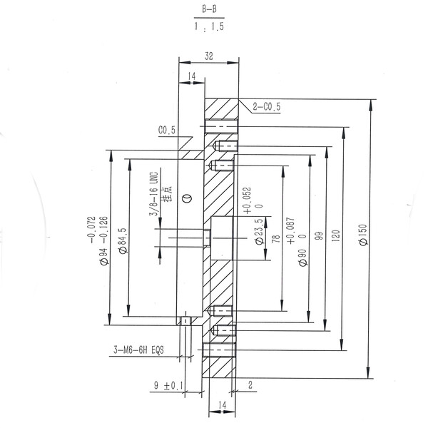 Omegon Adaptador de montaje iOptron para columna Pro