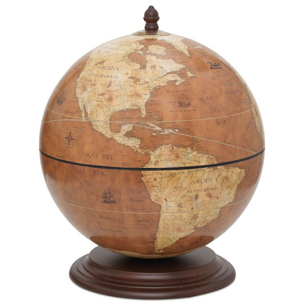 Zoffoli living Globo minibar Giove Rust 40cm