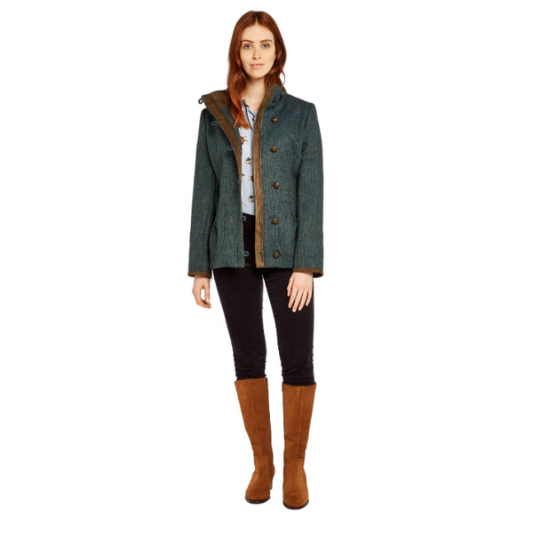 Dubarry of Ireland Chaqueta de tweed Bracken 89 Mist talla 36