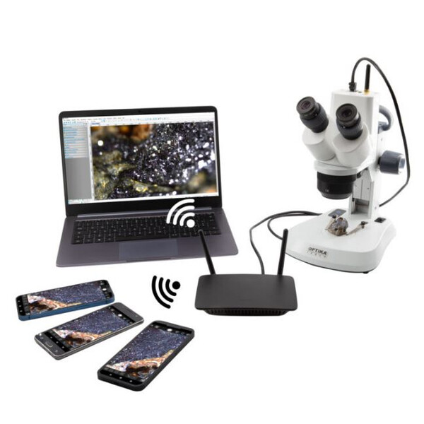 Optika Microscopio , SFX DigitalDigital WI-FI, 10x 20x 40x, LED, luz incidente y transmitida