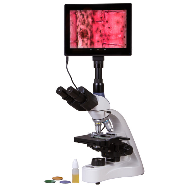Levenhuk Microscopio MED D10T 40x-1000x 5MP LCD Digital Trino