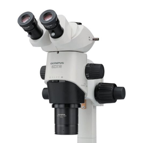 Evident Olympus Microscopio stereo zoom SZX16, trino, 16,4:1, 7-115x, 60 mm, SZX2-ILLTQ LED