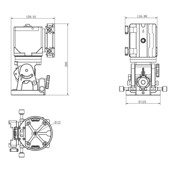 iOptron Montura HAE43C-EC AZ/EQ dual SWG