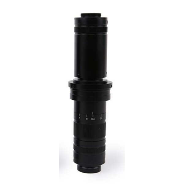 ToupTek Microscopio Zoom-Objektiv Set TZM0880D, Zoom 0.8-8x, 1x C-mount, inkl. Polarisations-Ringlicht