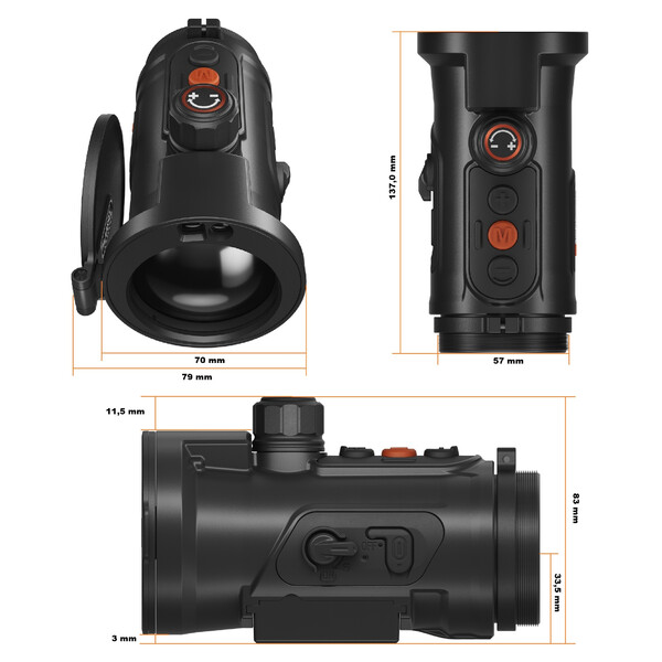 ThermTec Cámara térmica Hunt Pro 650L LRF