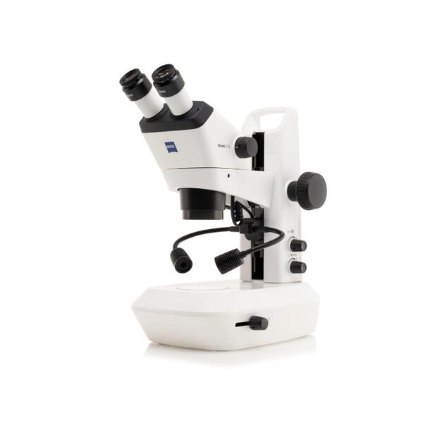 ZEISS Microscopio stereo zoom Stemi 355, C Lab, trino, BF, DF, w.d. 110 mm, 10x/23, 5,5:1 , 7,2x-40x, AL/DL, Spot C LED