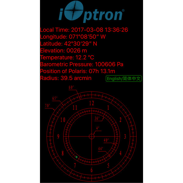 iOptron Buscador de polo AccuAlign HST