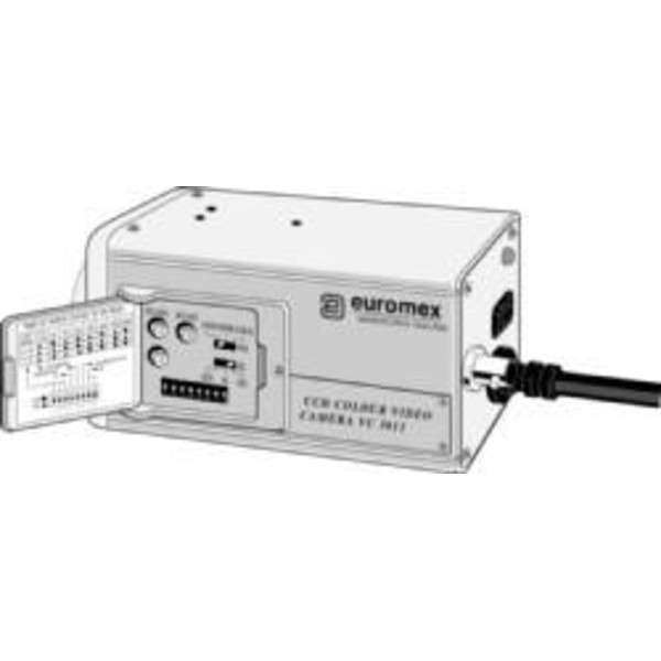 Euromex Cámara de color CCD VC.3011,(1/3" - 380 líneas)