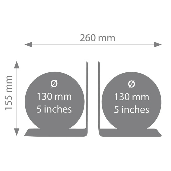 TROIKA Globo terráqueo BookGlobe Earth 13 cm