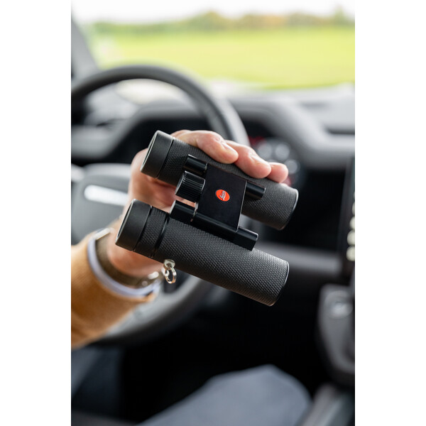 Leica Binoculares Noctivid 8x25 en cuero negro