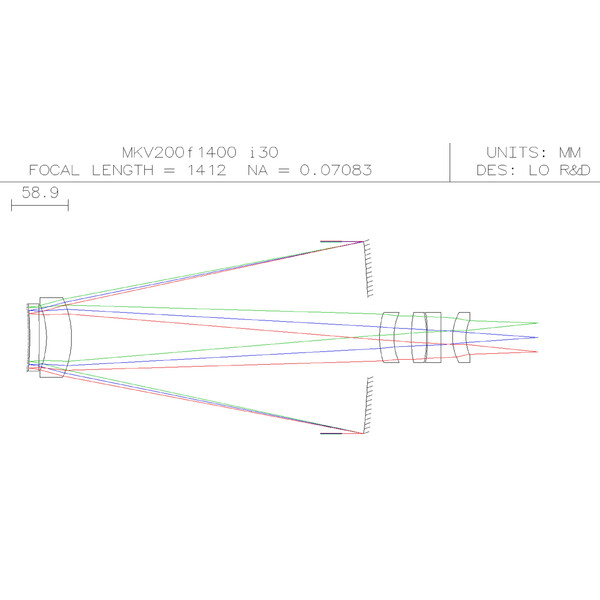 LOic Telescopio KC 200/2000 MKV i44
