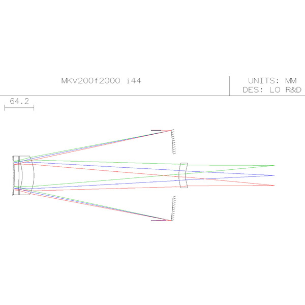 LOic Telescopio KC 200/2000 MKV i44