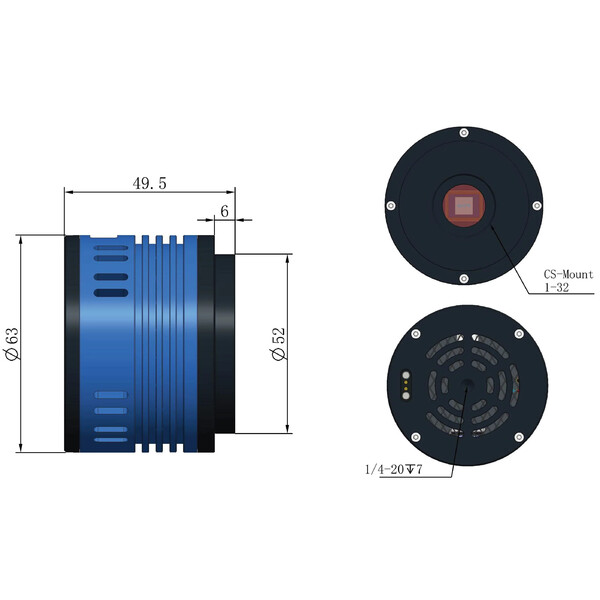 ToupTek Cámara AE676C