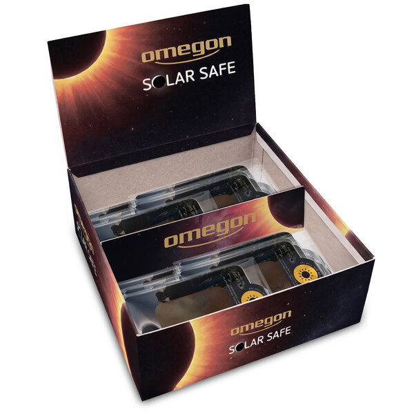 Omegon Filtros solares Solar Safe Easy Cam Filtro en expositor de 50 unidades