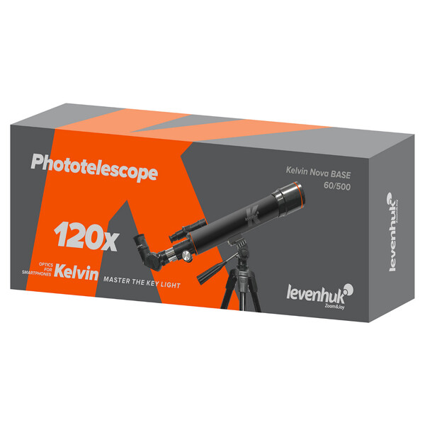 Levenhuk Telescopio Teleskop AC 60/500 Kelvin Nova BASE