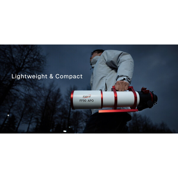 ZWO Refractor apocromático AP 90/609 FF90