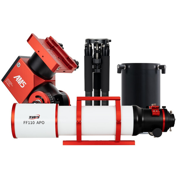 ZWO Refractor apocromático AP 110/766 FF110 AM5N+PE200+TC40
