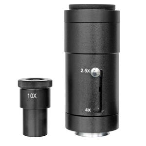 Bresser Adaptador para cámara 2,5x/4x con ocular 10x para microscopios Science