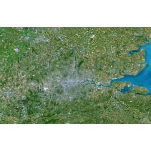 Planet Observer Mapa regional Área urbana "Gran Londres"
