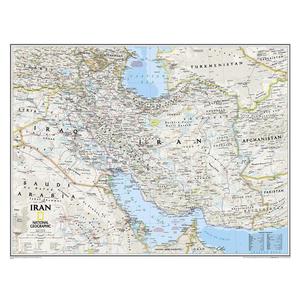 National Geographic Mapa de : Irán