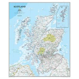 National Geographic Mapa de Escocia