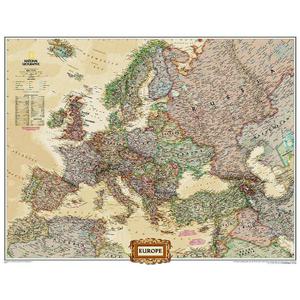 National Geographic Mapa continental Europa (76 x 61 cm)
