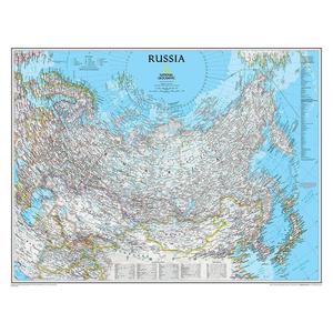 National Geographic Mapa de Rusia, político