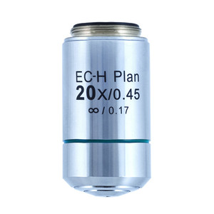 Motic Objetivo CCIS plano acromát. EC-H PL 20x/0,45 (AA=0,9 mm)