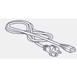 SCHOTT Cable de alimentación para fuente de luz fría CH, 1,8m, 5A