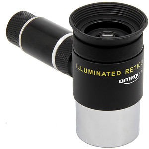 Omegon Oculares con retículo Ocular reticulado de 12 mm retroiluminado