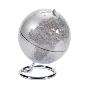 emform Mini globos terráqueos Galilei Silver 13cm
