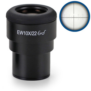 Euromex Ocular de medición IS.6210-CM, WF 10x / 22,10/100 microm., crosshair, Ø 30mm (iScope)