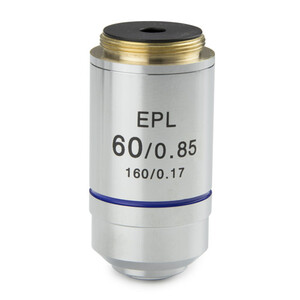 Euromex objetivo IS.7160, 60x/0.85, wd 0,19 mm, EPL, E-plan, S (iScope)