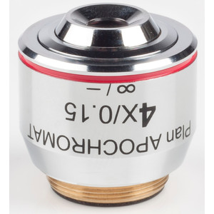 Motic Objetivo 4X / 0.15, wd 20mm, CCIS, PL APO, plan, apochrom., infinity, (BA410E)