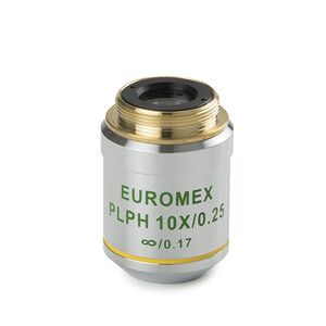 Euromex objetivo AE.3126, 10x/0.25, w.d. 12,1 mm, PLPH IOS infinity, plan, phase (Oxion)