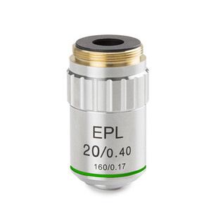 Euromex objetivo BS.7120, E-plan EPL 20x/0.40, w.d. 1.85 mm (bScope)