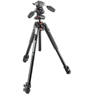 Manfrotto MK190XPRO3-3W con cabezal de trípode tridimensional