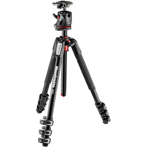 Manfrotto Trípode de aluminio MK190XPRO4-BHQ2 con cabezal esférico