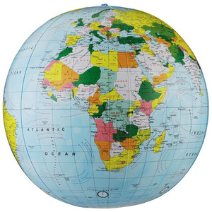 Replogle Globo terráqueo hinchable, político, 30 cm