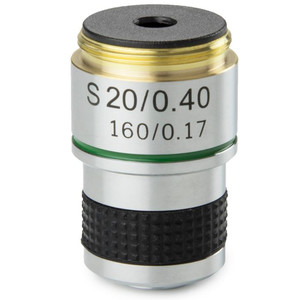 Euromex objetivo 20x/0,40, acro., parafocal, 35 mm, MB.7020 (MicroBlue)