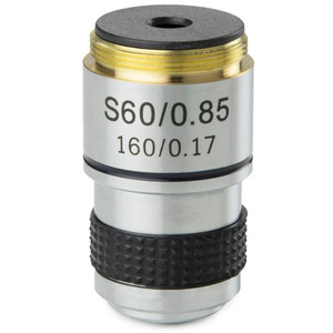 Euromex objetivo 60x/0,85, acro., resorte, parafocal, 35 mm, MB.7060 (MicroBlue)