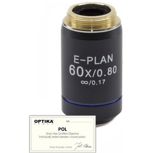 Optika Objetivo 60x/0.80, infinity, plan, POL, (B-383POL), M-149P