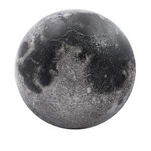 AstroReality Globos terráqueos en relieve LUNAR Pro 12 cm