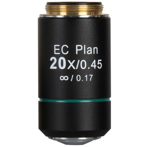 Motic Objetivo EC PL, CCIS plan achromat, 20x/0.45, w.d. 0.9mm