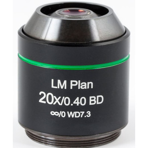 Motic objetivo LM BD PL, CCIS, LM, plan, achro, BD 20x/0.4 w.d.7.3mm (AE2000 MET)
