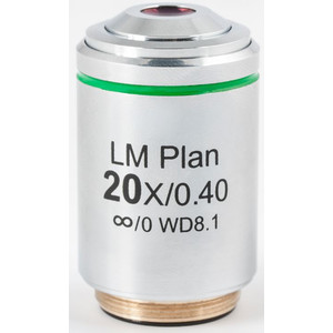 Motic objetivo LM PL, CCIS, LM, plan, achro, 20x/0.4, w.d 8.1mm (AE2000 MET)